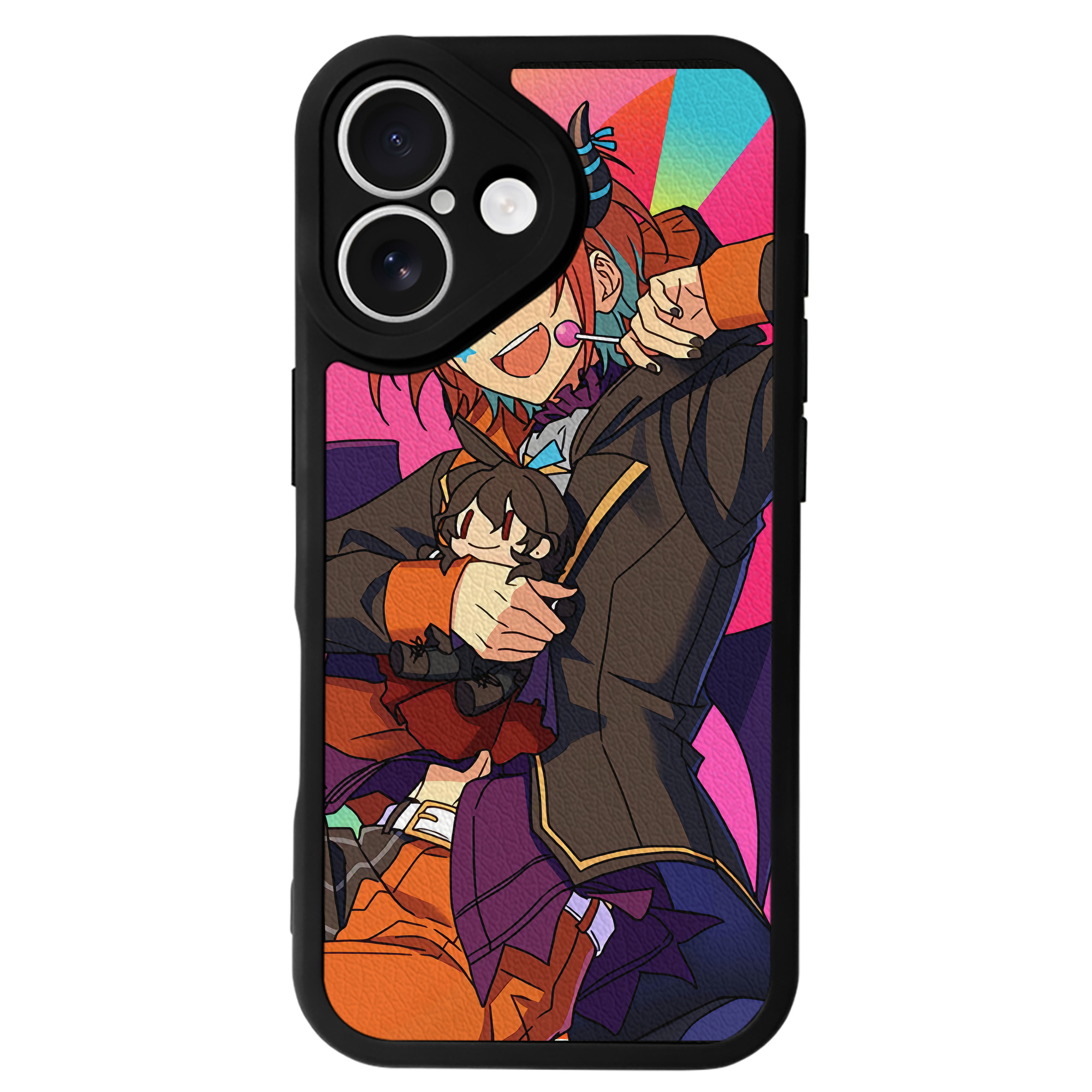 （画像用） あんさんぶるスターズ! Ensemble Stars 【iPhone 16シリーズ対応】シリコンスマホケース（レザー調） 材質：シリコン